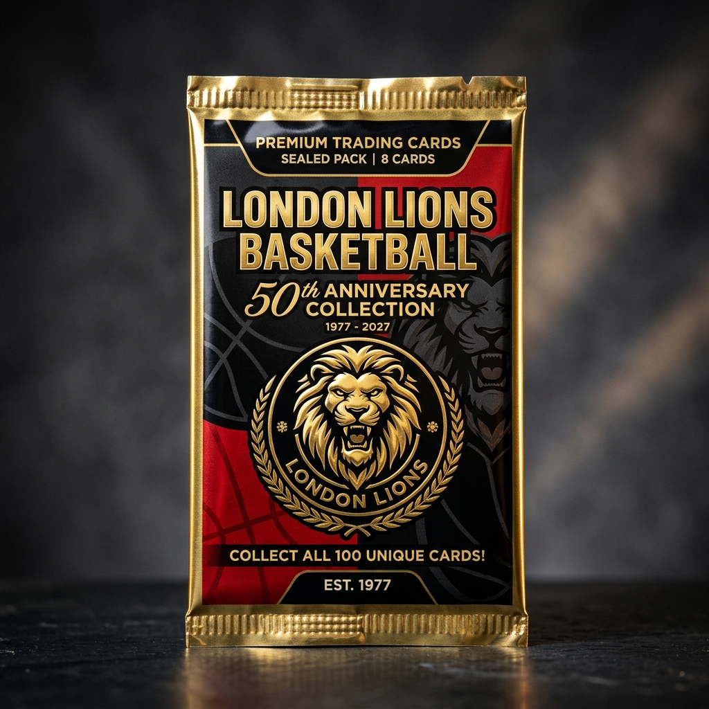 London Lions 50th Anniversary card pack